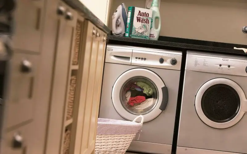 why are washing machine in kitchen